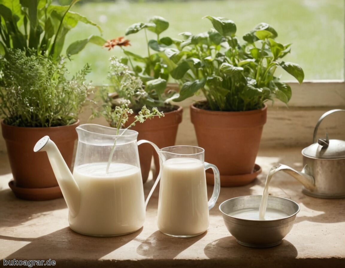 Das richtige Mischverhältnis von Milch und Wasser - Welche Pflanzen sollte man nicht mit Milch düngen